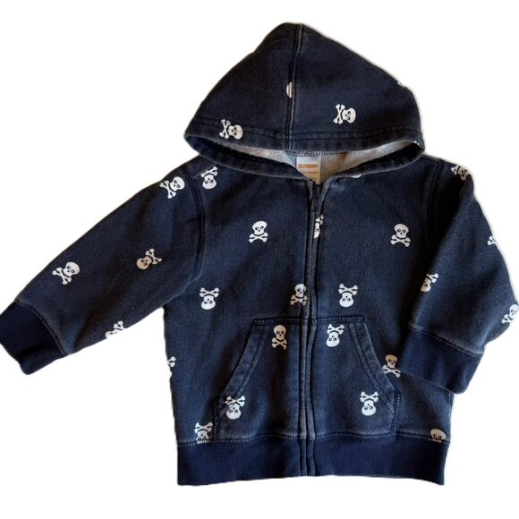 3 / $15 Bundle | Baby Zip Up Pirate Hoodie - Picture 2 of 4